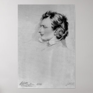 Porträtt av Benjamin Robert Haydon Poster