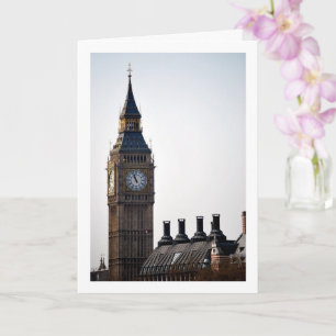Porträtt av Big Ben, London, England Kort