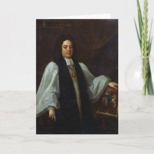 Porträtt av biskopen John Robinson c.1711 Kort