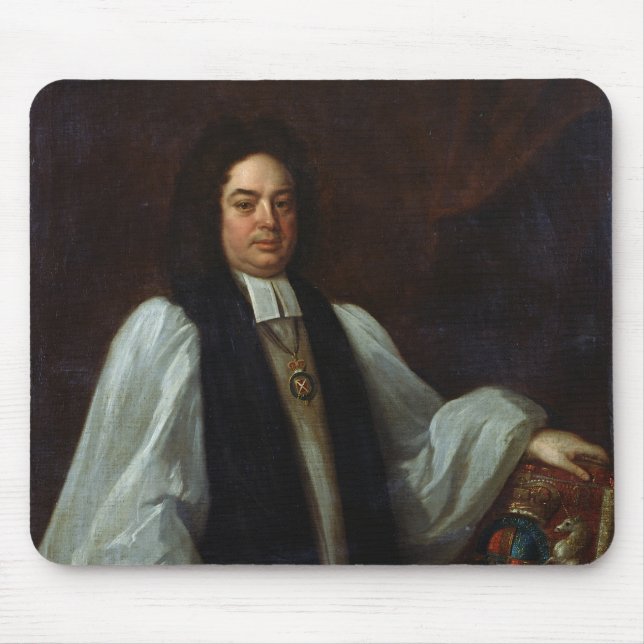 Porträtt av biskopen John Robinson c.1711 Musmatta (Framsidan)