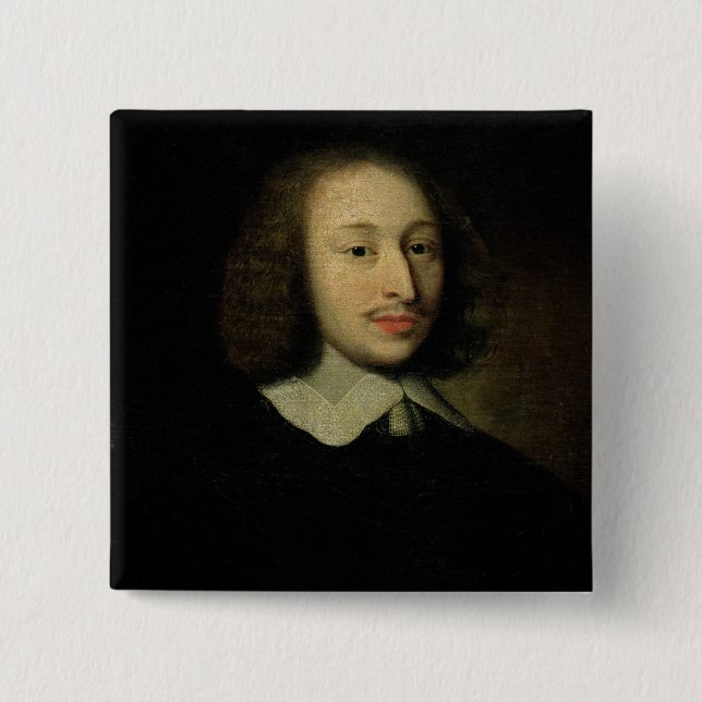 Porträtt av Blaise Pascal Knapp (Framsida)