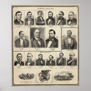Porträtt av bråteåterförsäljare, Minnesota Poster