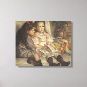 Porträtt av Caillebottebarnen av Pierre Renoir Canvastryck