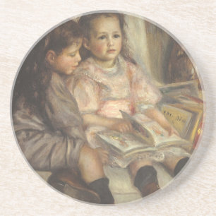Porträtt av Caillebottebarnen av Pierre Renoir Underlägg Sandsten