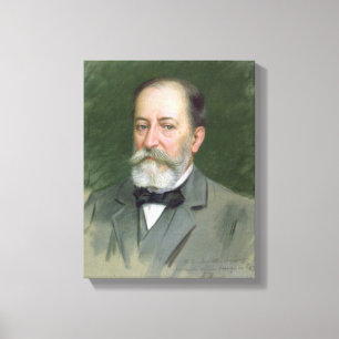 Porträtt av Camille Sanktt-Saens 1903 Canvastryck