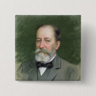 Porträtt av Camille Sanktt-Saens 1903 Knapp