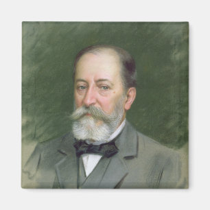 Porträtt av Camille Sanktt-Saens 1903 Magnet