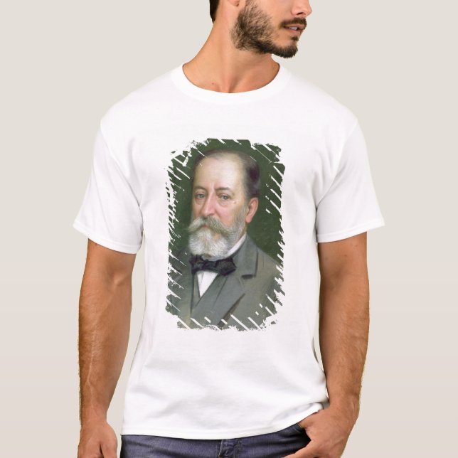 Porträtt av Camille Sanktt-Saens 1903 Tee Shirt (Framsida)