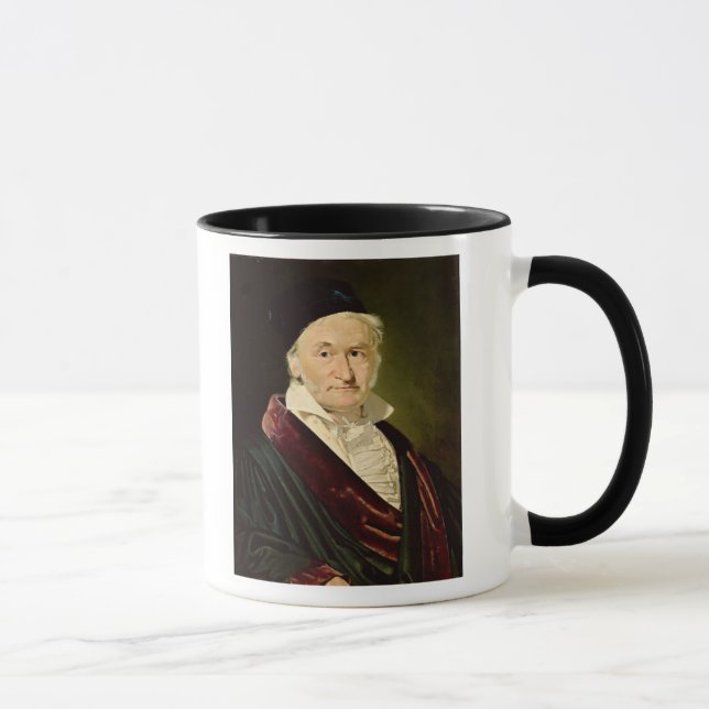 Porträtt av Carl Friedrich Gauss, 1840 Mugg (Höger)