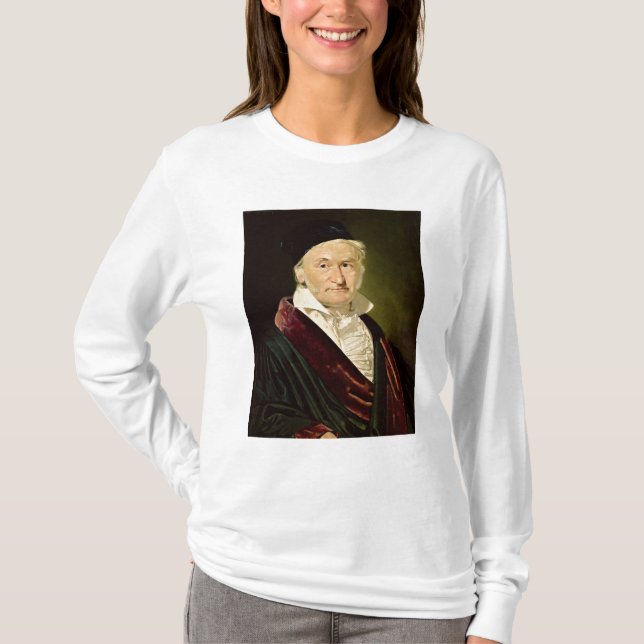 Porträtt av Carl Friedrich Gauss, 1840 T Shirt (Framsida)