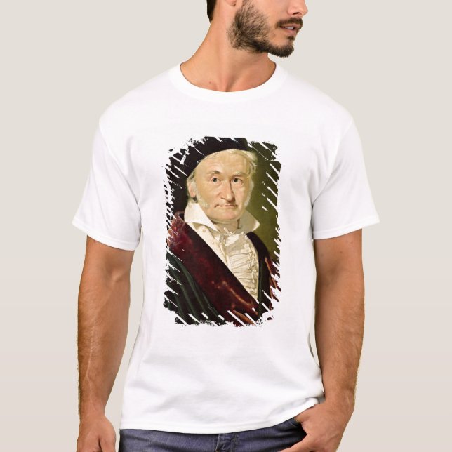 Porträtt av Carl Friedrich Gauss, 1840 T-shirt (Framsida)