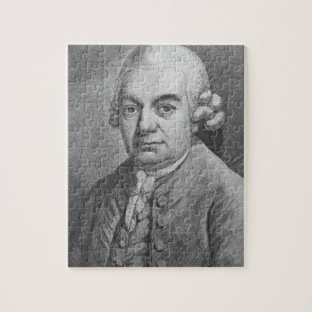 Porträtt av Carl Philipp Emanuel Bach (1714-88) (e Pussel (Vertikal)