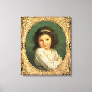 Porträtt av Caroline Lalive de la Briche, 1786 Canvastryck