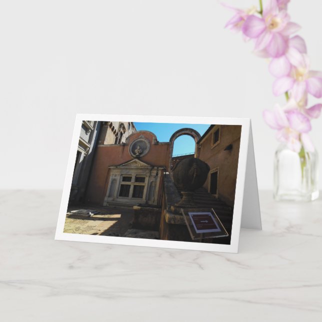 Porträtt av Castel Sant'Angelo, Rom, Italien Kort (Orkide)