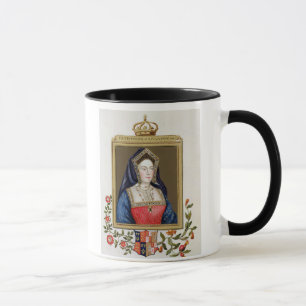 Porträtt av Catherine av Aragon (1485-1536) 1st Q Mugg