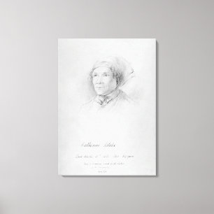 Porträtt av Catherine Blake (1762-1831) efter en Canvastryck