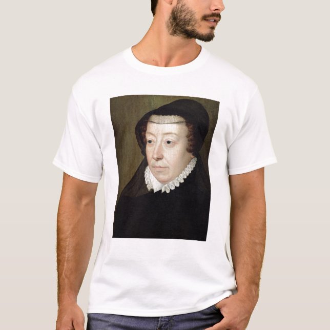 Porträtt av Catherine de Medici Tee Shirt (Framsida)