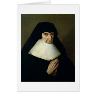 Porträtt av Catherine de Montholon, grundare av Hälsningskort