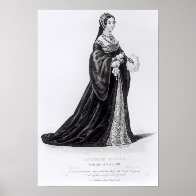 Porträtt av Catherine graved av Hargrave Poster (Framsidan)