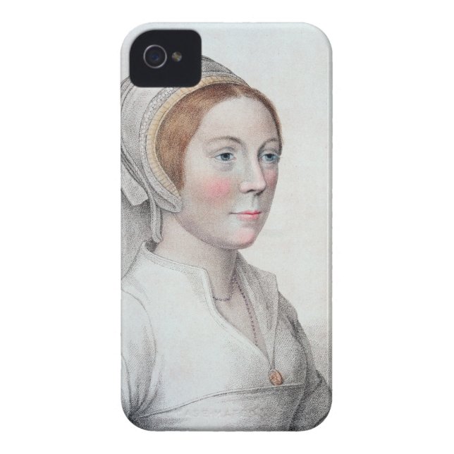 Porträtt av Catherine Howard (1520-42) som by Case-Mate iPhone Skal (Baksidan)