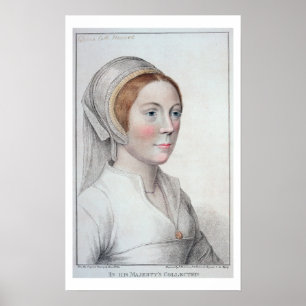 Porträtt av Catherine Howard (1520-42) som by Poster