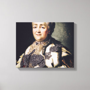 Porträtt av Catherine II av Ryssland 2 Canvastryck
