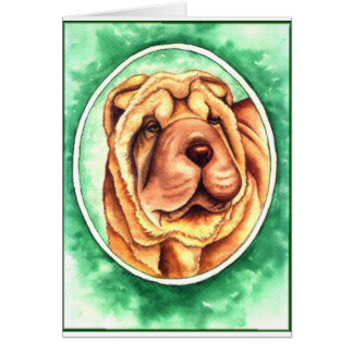 Porträtt av Cayennen Hälsningskort