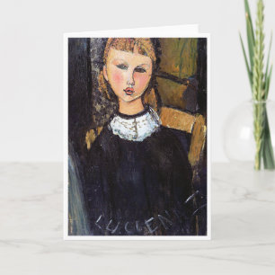 Porträtt av Ceroni, Modigliani Kort