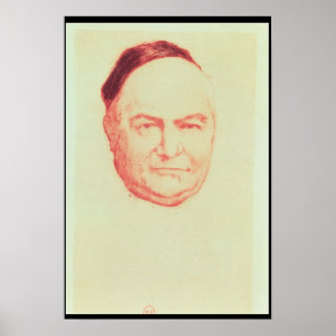 Porträtt av Charles Augustin Sainte-Beuve Poster