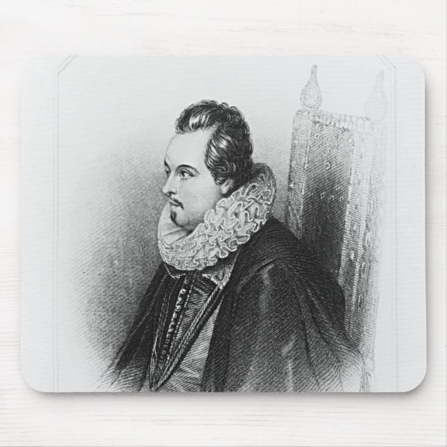 Porträtt av Charles Blount den 8th earlen av Musmatta (Framsidan)
