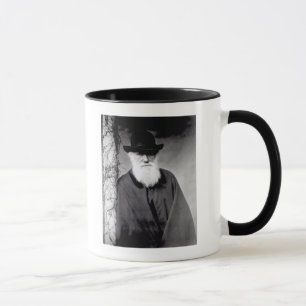 Porträtt av Charles Darwin 1881 Mugg
