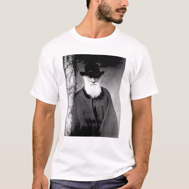 Porträtt av Charles Darwin 1881 T-shirt (Framsida)