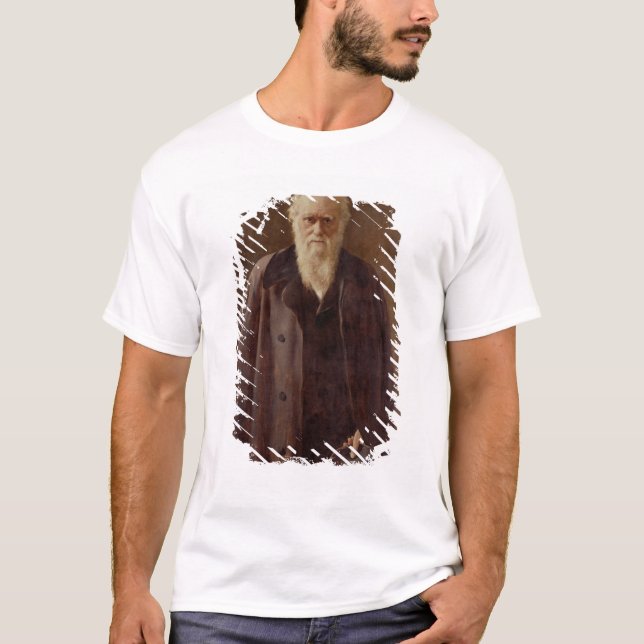 Porträtt av Charles Darwin 1883 T Shirt (Framsida)