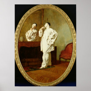 Porträtt av Charles Deburau Poster