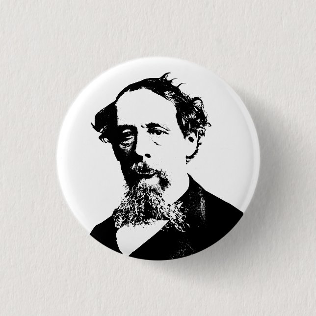 Porträtt av Charles Dickens Knapp (Framsida)