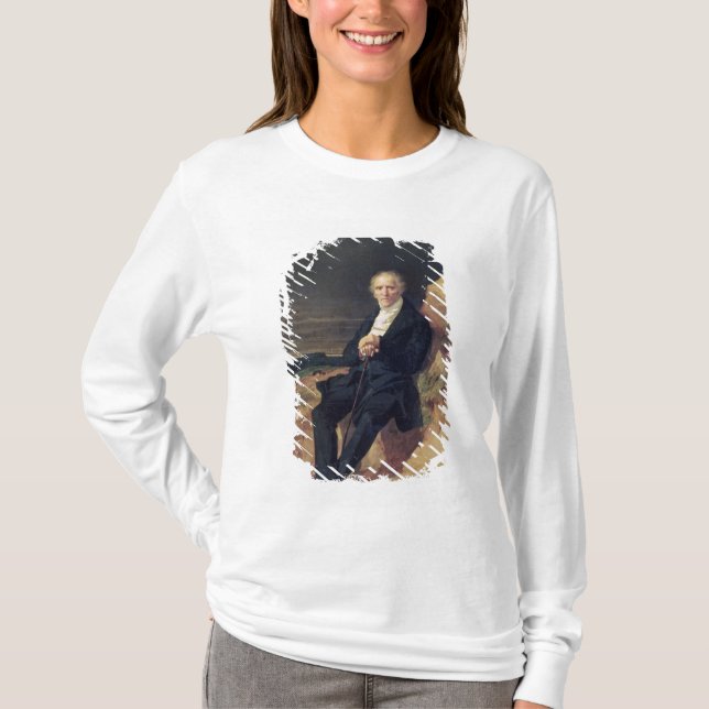 Porträtt av Charles Fourier Tee Shirt (Framsida)