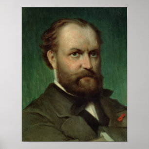 Porträtt av Charles Gounod Poster