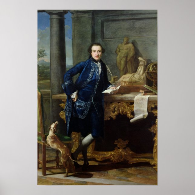 Porträtt av Charles John Crowle från Crowle Poster (Framsidan)