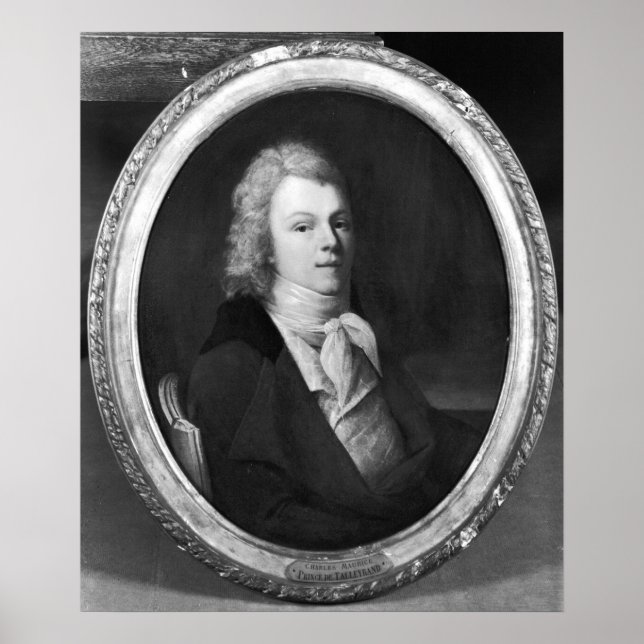 Porträtt av Charles Maurice Poster (Framsidan)