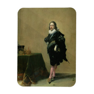 Porträtt av Charles mig (1600-49) 1632 (olja på Magnet