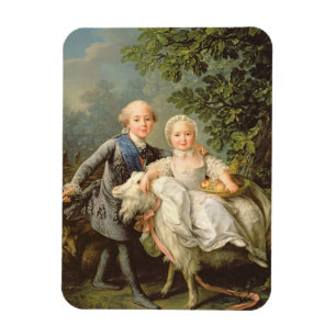 Porträtt av Charles Philippe av frankriken Magnet