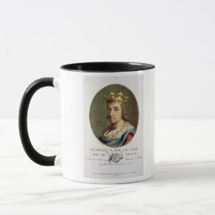 Porträtt av Charles V som kallas "den kloka" Mugg