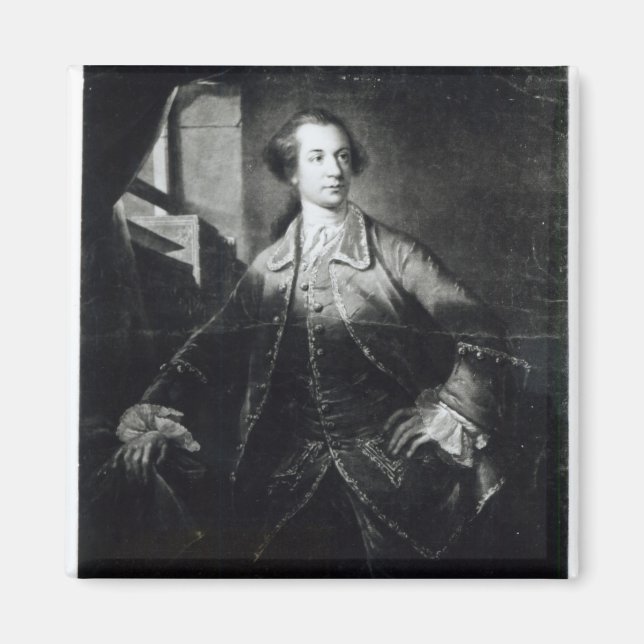 Porträtt av Charles Watson-Wentworth Magnet (Framsidan)