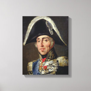 Porträtt av Charles X Canvastryck