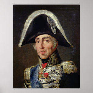 Porträtt av Charles X Poster