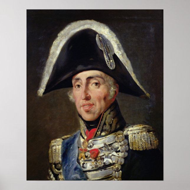 Porträtt av Charles X Poster (Framsidan)