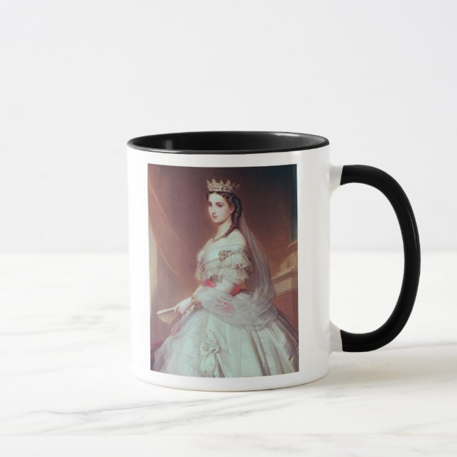 Porträtt av Charlotte av Saxe-Cobourg-Gotha Mugg (Höger)