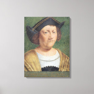 Porträtt av Christopher Columbus Canvastryck