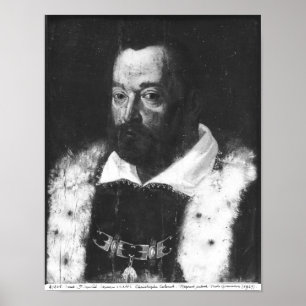 Porträtt av Christopher Columbus Poster