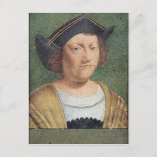 Porträtt av Christopher Columbus Vykort